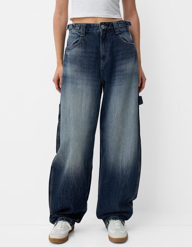 Jeans Balloon Carpenter Ajustable Mujer 10-12 - Bershka - Modalova