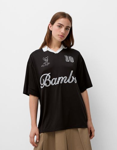 Camiseta Disney Bambi Manga Corta Sport Mujer L - Bershka - Modalova