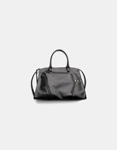 Bershka Bolso Bowling Mujer Negro - Bershka - Modalova