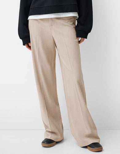 Pantalón Wide Leg Tailoring Mujer 32 - Bershka - Modalova