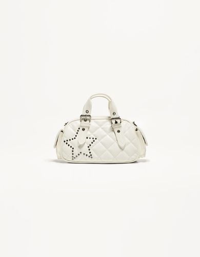 Bolso Bowling Acolchado Mujer - Bershka - Modalova