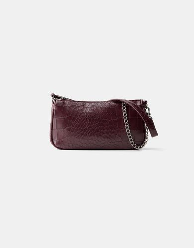 Bolso Mini Efecto Piel Mujer - Bershka - Modalova