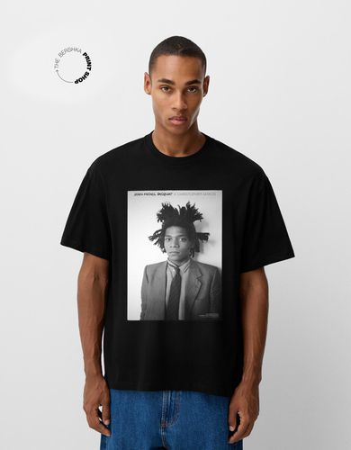 Camiseta Basquiat Foto By Makos Manga Corta Hombre L - Bershka - Modalova