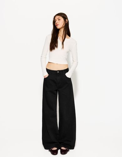 Jeans Wide Leg Mujer 40 - Bershka - Modalova