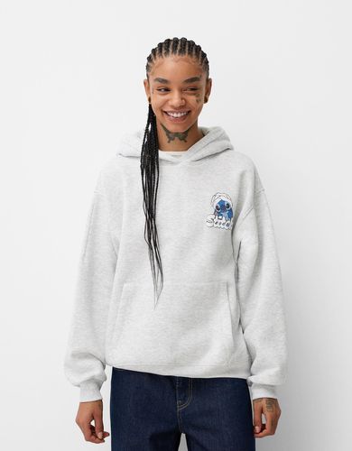 Sudadera Lilo & Stitch Capucha Print Mujer 10-12 - Bershka - Modalova