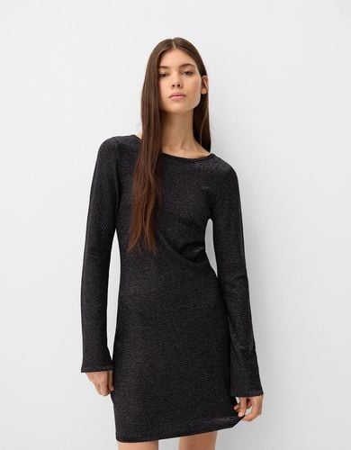 Vestido Mini Brillo Mujer L - Bershka - Modalova