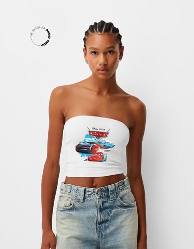 Top Cars Bandeau Mujer Xs - Bershka - Modalova