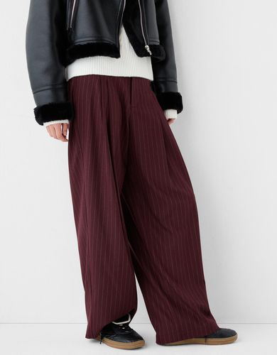 Pantalón Wide Leg Mujer 32 - Bershka - Modalova