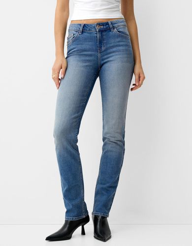 Bershka Jeans Slim Mujer 32 Azul - Bershka - Modalova