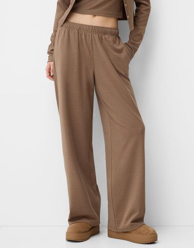 Pantalón Recto Mujer L - Bershka - Modalova