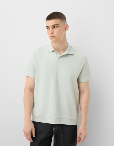 Polo Estructura Hombre S - Bershka - Modalova