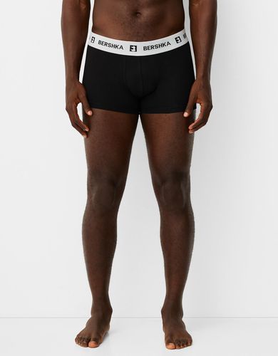 Pack 3 Boxers Cintura Ancha Print Hombre L - Bershka - Modalova