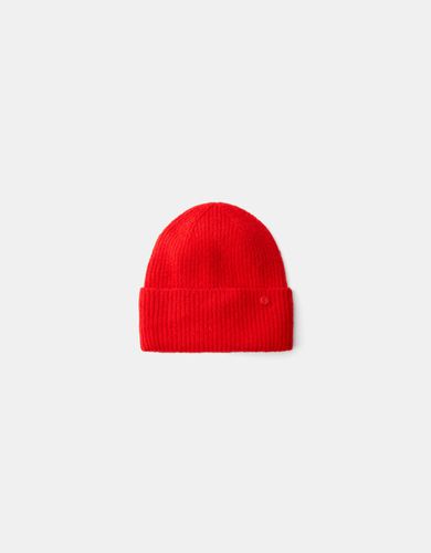 Bershka Gorro Rib Mujer Rojo - Bershka - Modalova