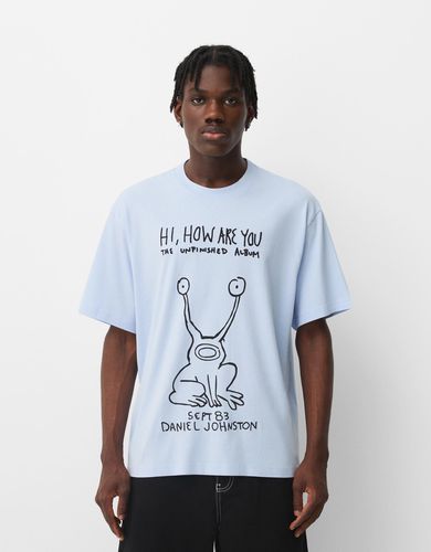 Camiseta Daniel Johnston Manga Corta Print Hombre L - Bershka - Modalova