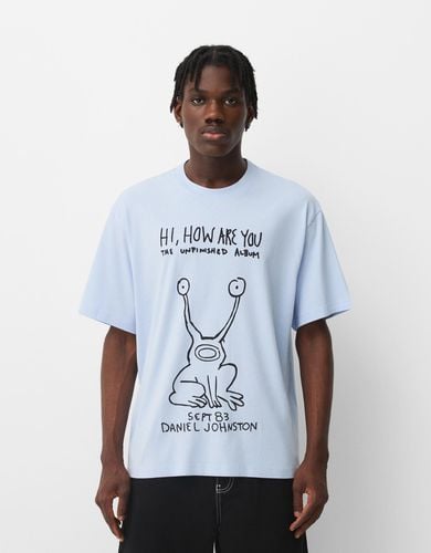 Camiseta Daniel Johnston Manga Corta Print Hombre M - Bershka - Modalova