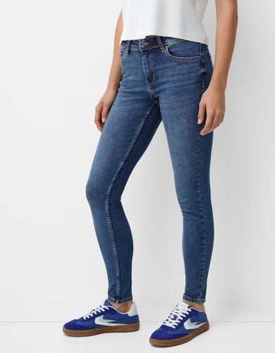 Jeans Skinny Low Waist Mujer 36 - Bershka - Modalova