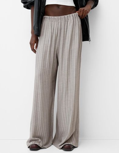 Pantalón Wide Leg Mujer M - Bershka - Modalova