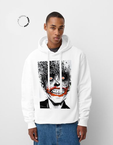 Sudadera Joker Capucha Oversize Hombre Xl - Bershka - Modalova