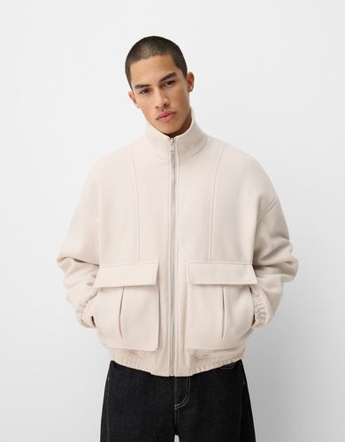 Cazadora Paño Hombre Xl - Bershka - Modalova