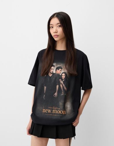 Camiseta Twilight Manga Corta Mujer L - Bershka - Modalova