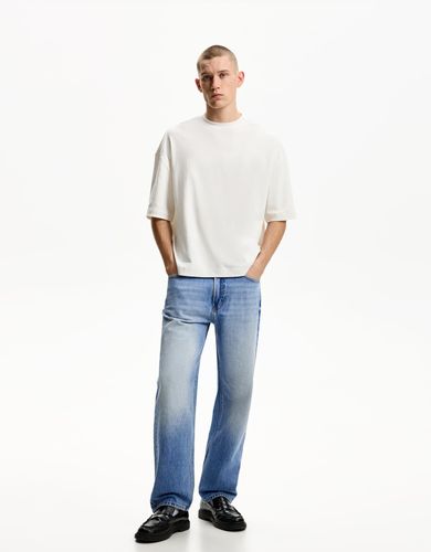 Jeans 90'S Straight Hombre 36 - Bershka - Modalova