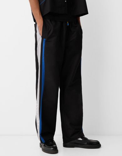 Pantalón Pan Am Baggy Jogger Técnico Hombre L - Bershka - Modalova