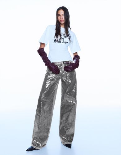 Gris Oscuro" - Bershka - Modalova