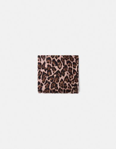 Bufanda Animal Print Mujer - Bershka - Modalova