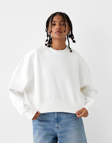 Sudadera Básica Mujer M - Bershka - Modalova