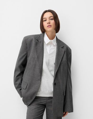 Blazer Oversize Mujer M - Bershka - Modalova