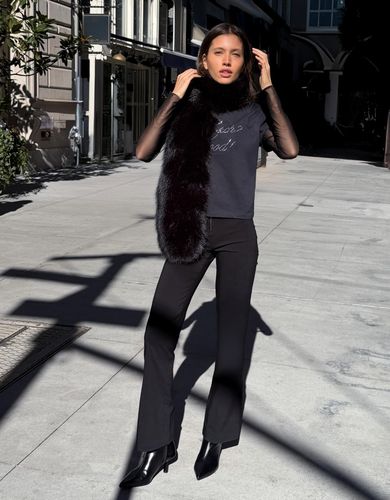 Shka Pantalón Bengalina Cremallera Mujer 42 " - Bershka - Modalova