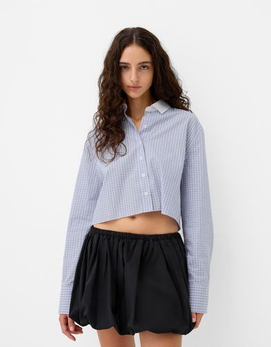 Camisa Cuadros Mujer Xs - Bershka - Modalova