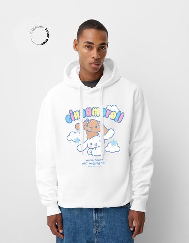 Sudadera Cinnamoroll Capucha Oversize Print Hombre L - Bershka - Modalova