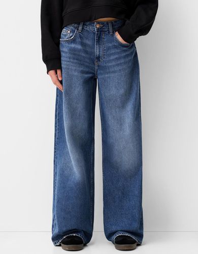 Jeans Wide Leg Mujer 34 - Bershka - Modalova