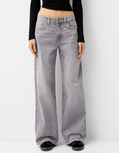 Jeans Wide Leg Mujer 36 - Bershka - Modalova