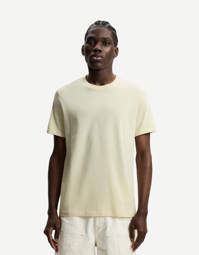 Camiseta Manga Corta Básica Hombre Xs - Bershka - Modalova