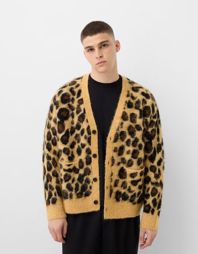 Chaqueta Animal Print Hombre L - Bershka - Modalova