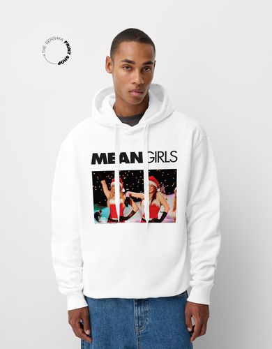 Sudadera Mean Girls Capucha Oversize Hombre Xs - Bershka - Modalova