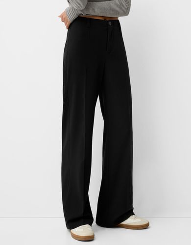 Pantalón Wide Leg Tailoring Mujer 32 - Bershka - Modalova