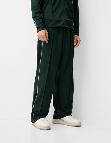 Pantalón Wide Hombre L - Bershka - Modalova