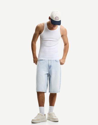 Muda Denim Baggy Hombre 46 " - Bershka - Modalova
