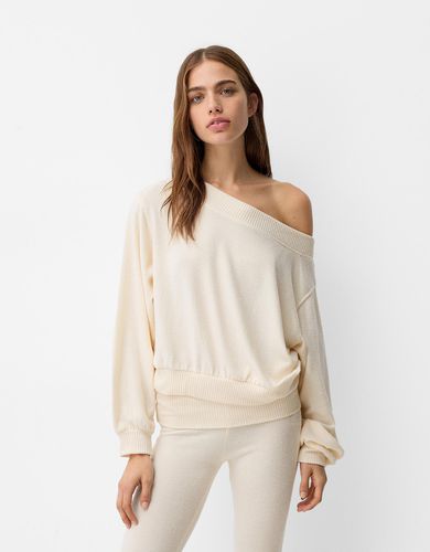 Jersey Asimétrico Soft Touch Mujer 10-12 - Bershka - Modalova