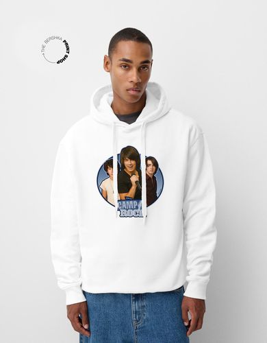 Sudadera Camp Rock Capucha Hombre M - Bershka - Modalova