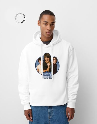 Sudadera Camp Rock Capucha Hombre Xl - Bershka - Modalova