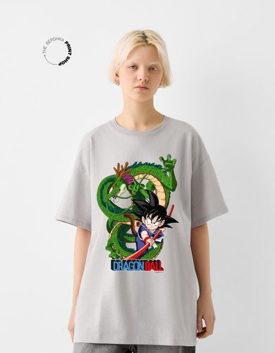 Camiseta Dragon Ball Manga Corta Oversize Mujer 10-12 - Bershka - Modalova