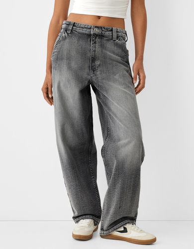 Bershka Jeans Skater Mujer 32 Gris - Bershka - Modalova