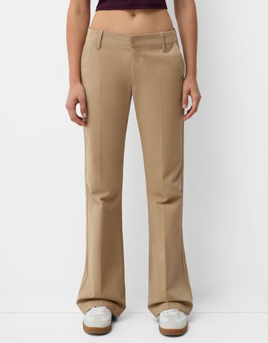 Pantalón Chino Flare Mujer 34 - Bershka - Modalova