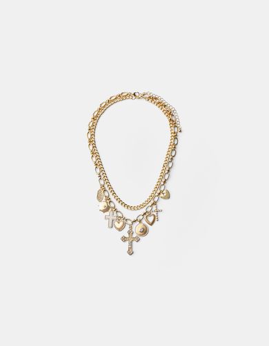 Pack 2 Collares Abalorios Mujer - Bershka - Modalova