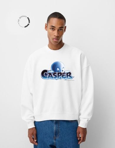 Sudadera Casper Felpa Hombre L - Bershka - Modalova