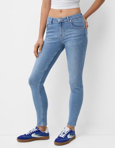 Jeans Skinny Push Up Mujer 34 - Bershka - Modalova